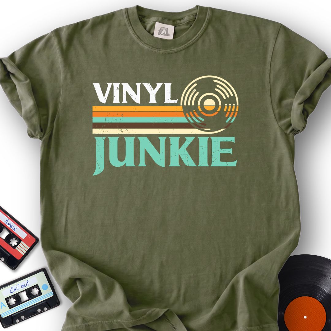 Vinyl Junkie Tee