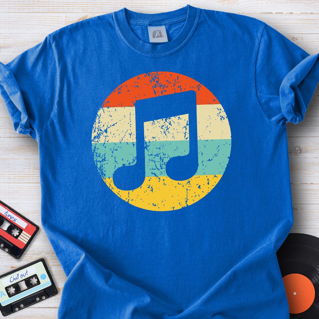 Retro Music Note Tee