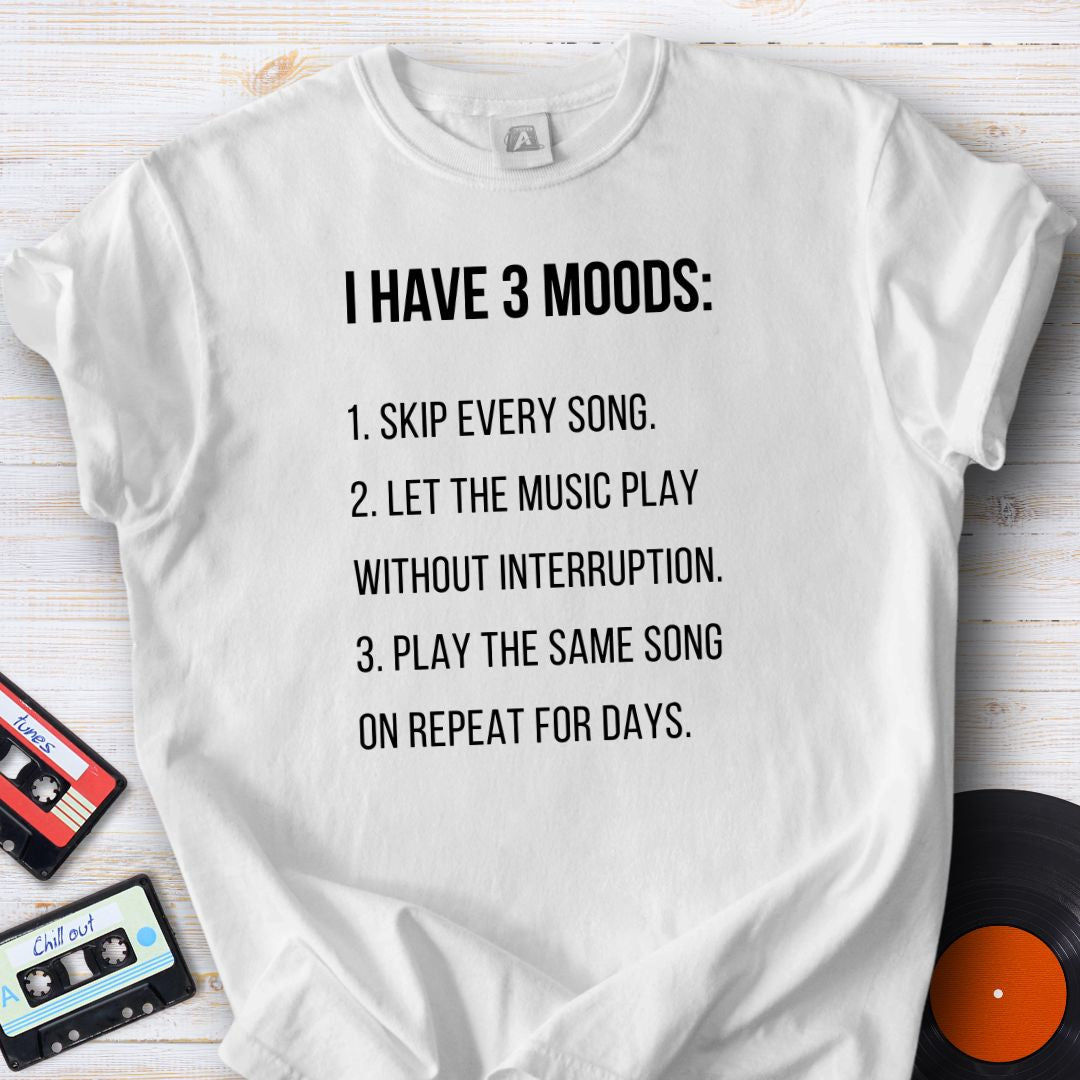 3 Music Moods Tee