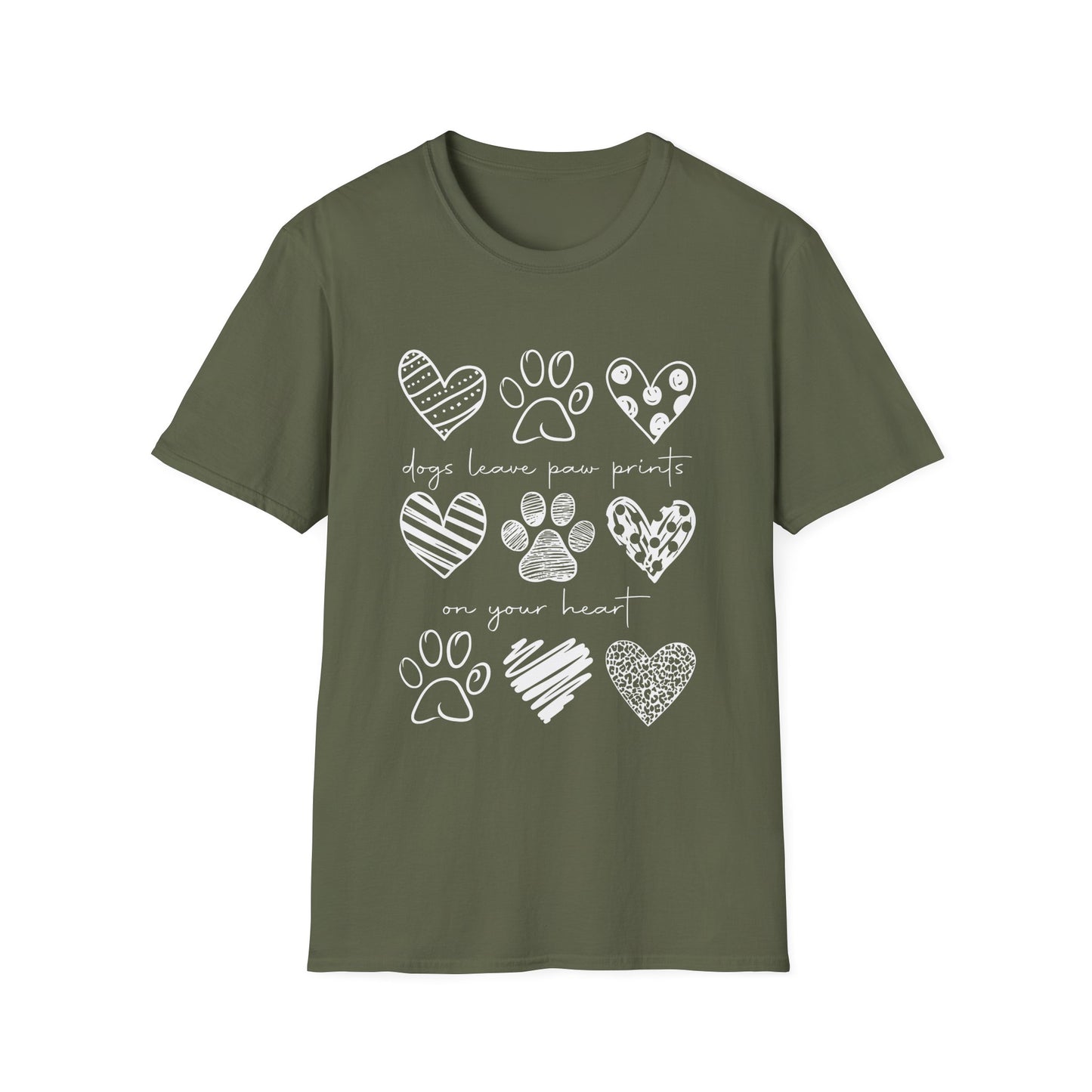 Paw Prints on My Heart Tee