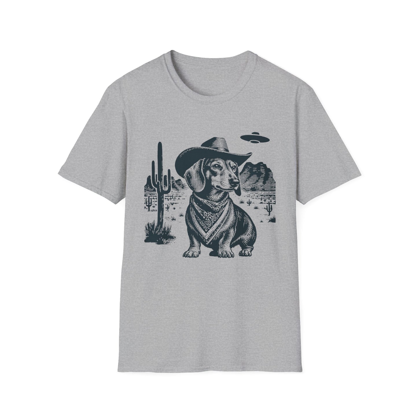 Cosmic Cowboy Dachshund Tee