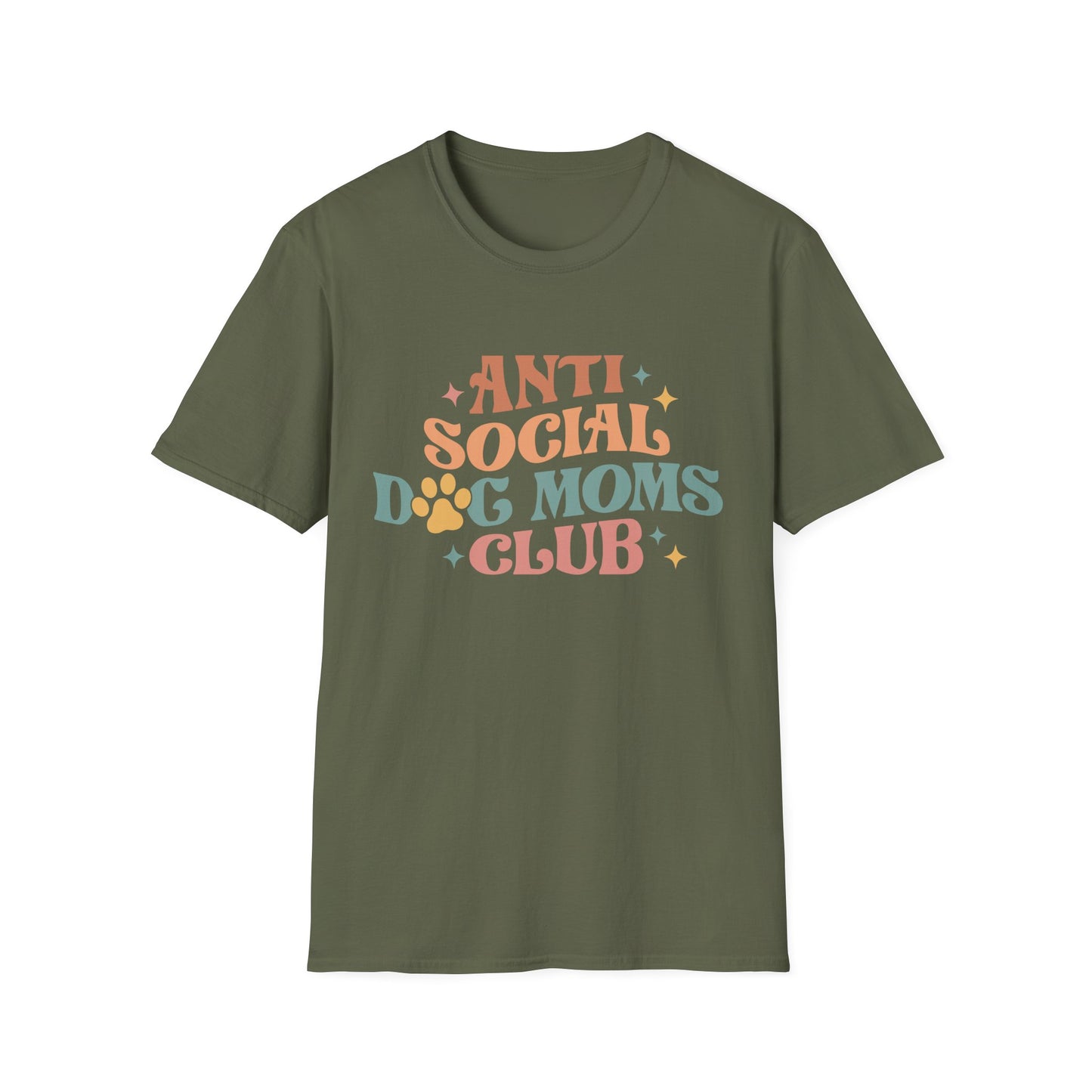 Anti Social Dog Moms Club Tee