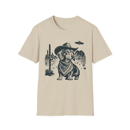 Cosmic Cowboy Dachshund Tee