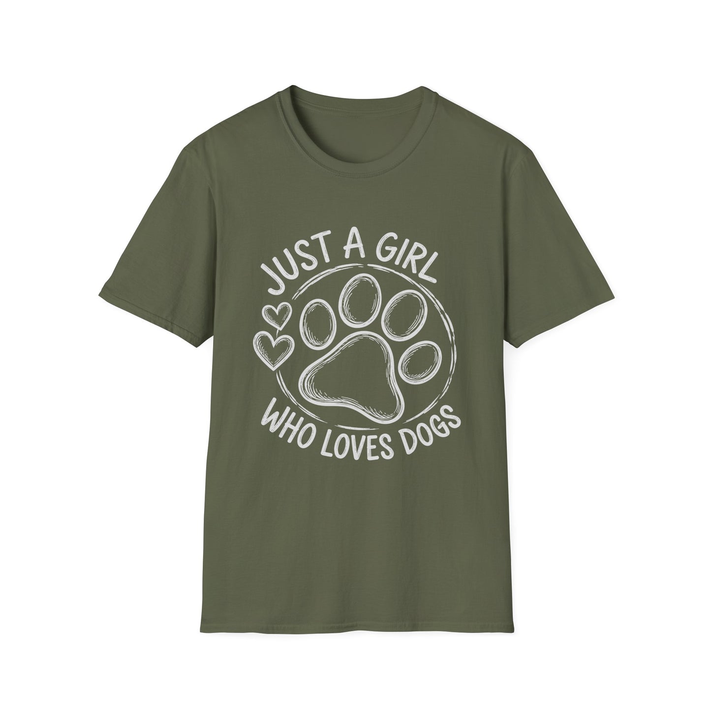 Just a Girl Who Loves Dogs Tee