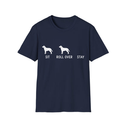 Sit. Roll Over. Stay. Tee