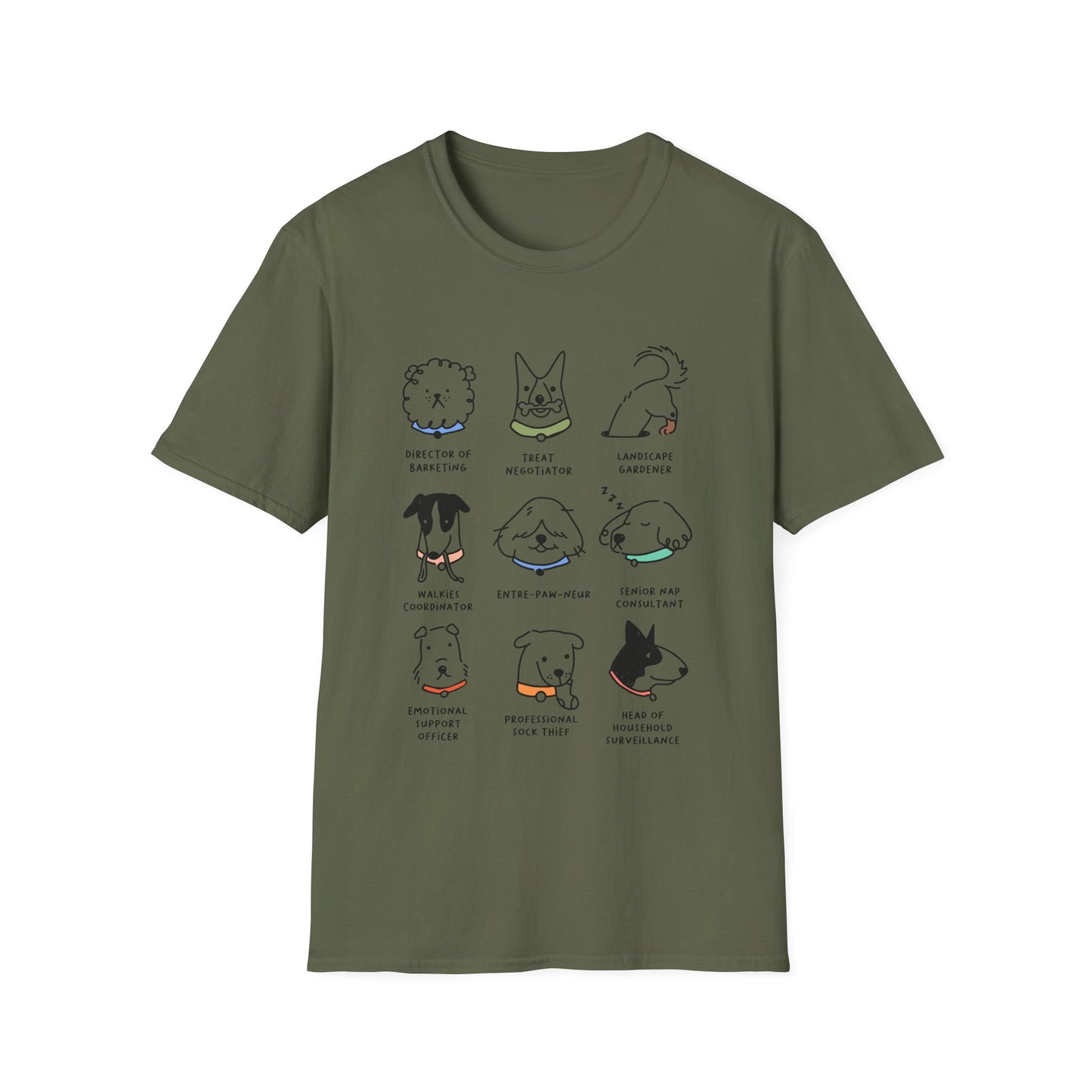 Dog Job Titles Tee