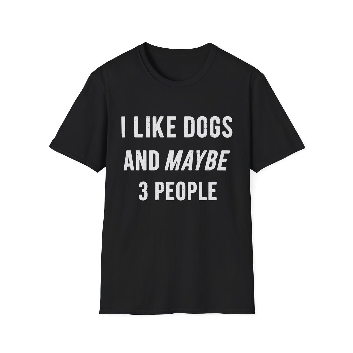 I Like Dogs and Maybe 3 People Tee