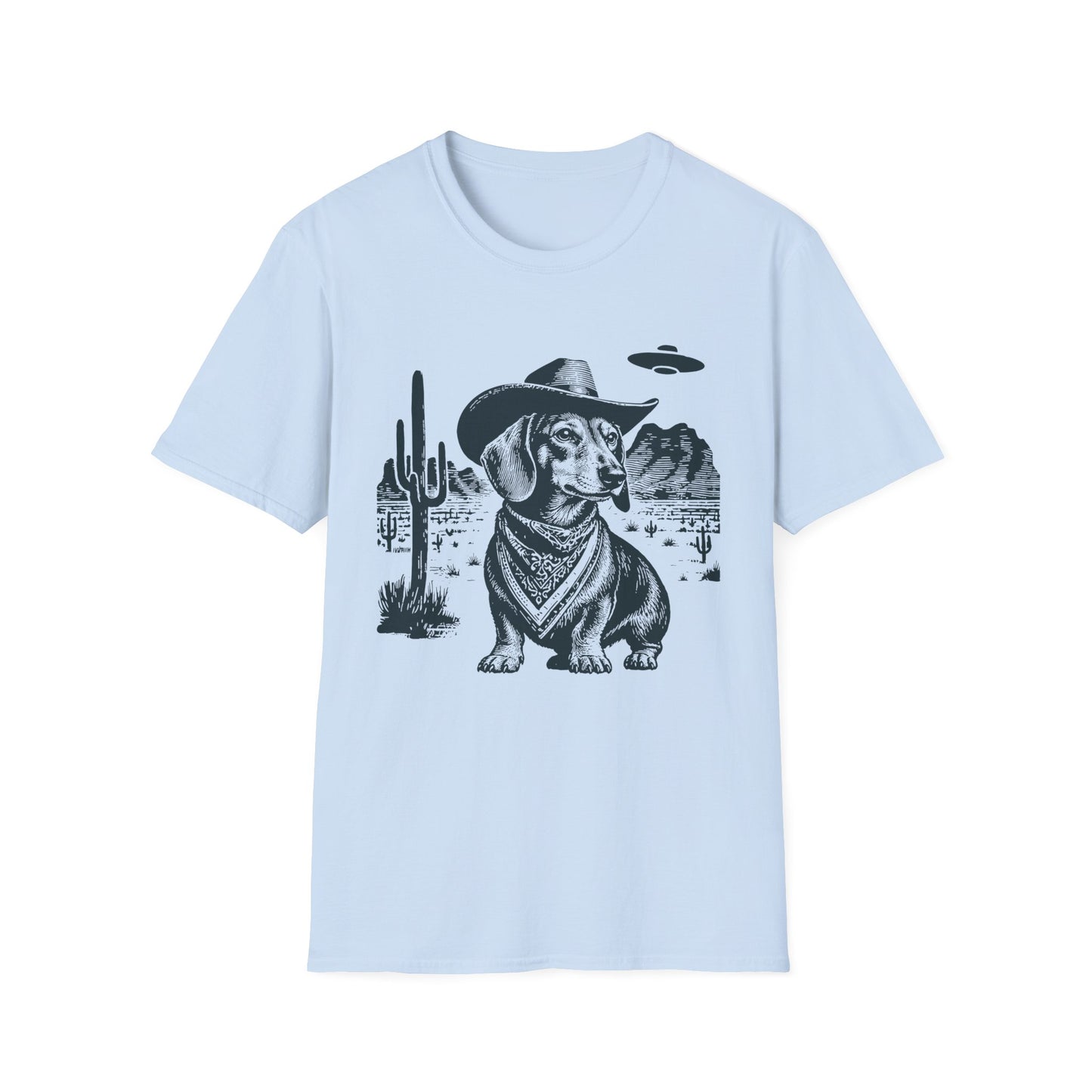 Cosmic Cowboy Dachshund Tee