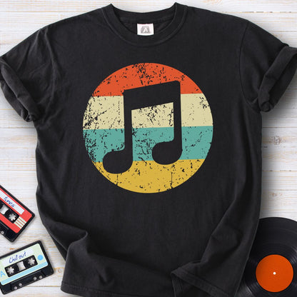 Retro Music Note Tee