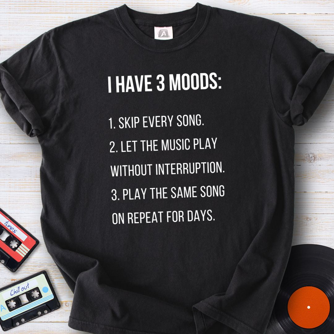 3 Music Moods Tee