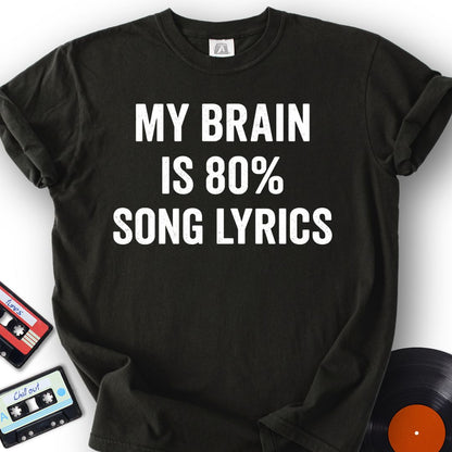 Lyrics Brain Tee