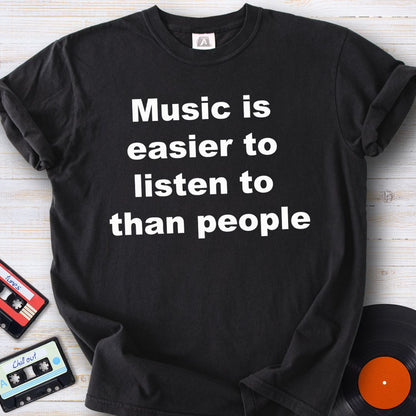 Music Over People Tee