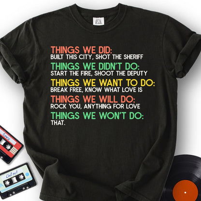Tracklist Truth Tee