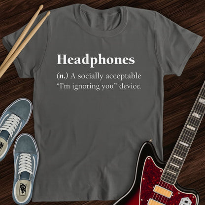 Headphones (n.) Tee