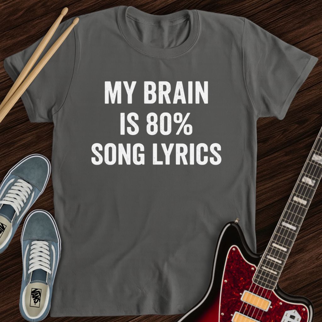 Lyrics Brain Tee