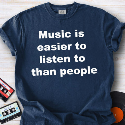 Music Over People Tee