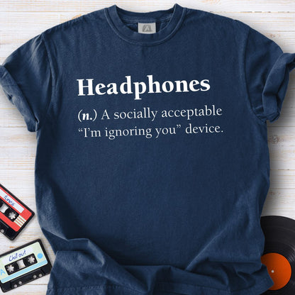 Headphones (n.) Tee
