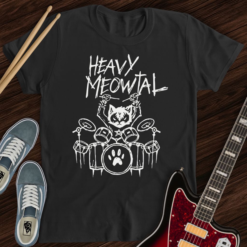 Heavy Meowtal Tee