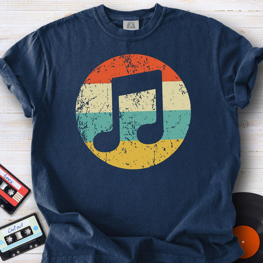 Retro Music Note Tee
