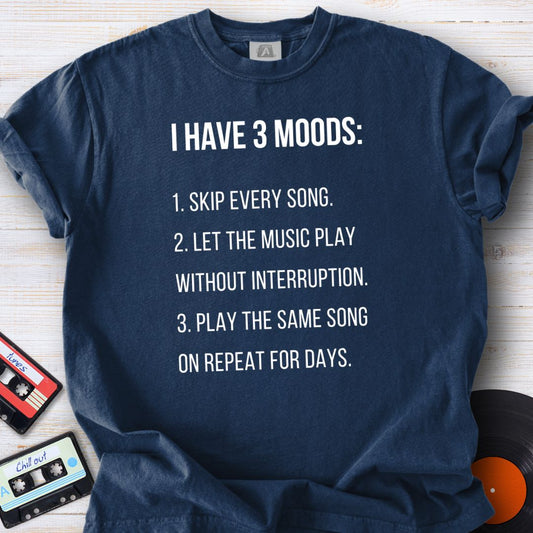 3 Music Moods Tee