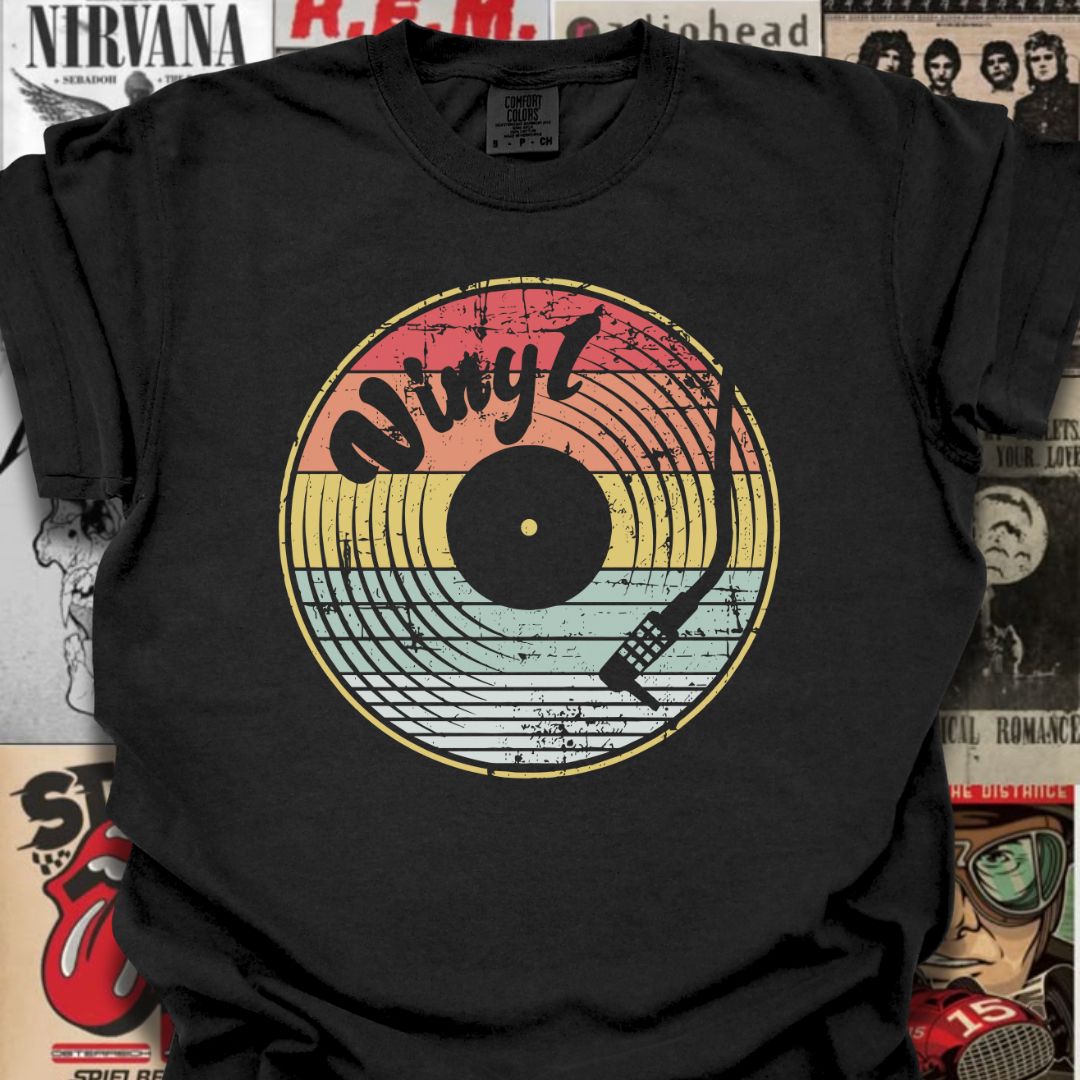 Sunset Vinyl Tee