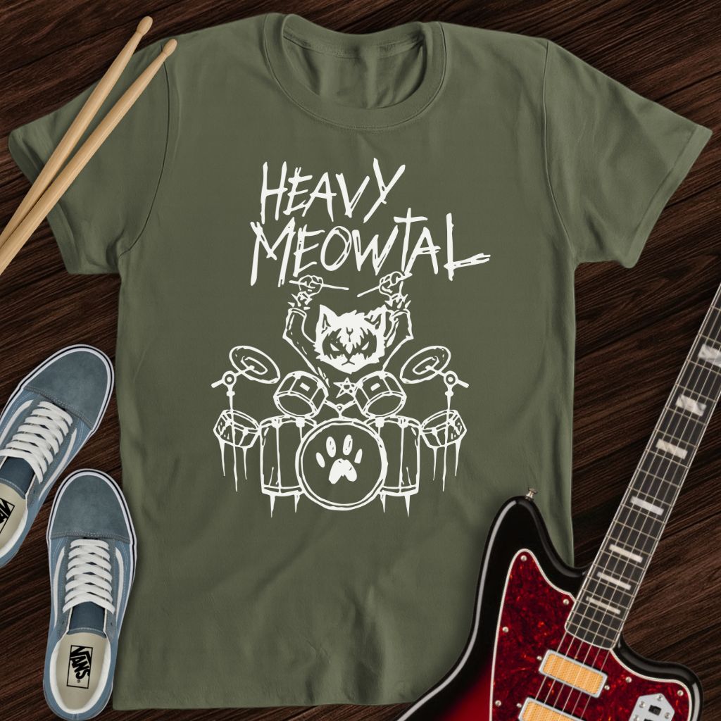 Heavy Meowtal Tee