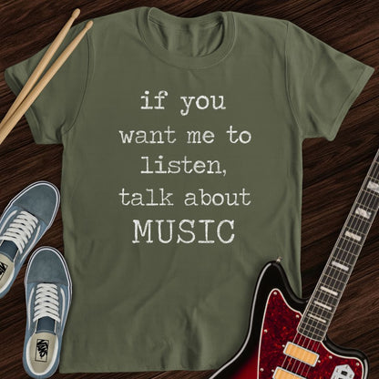 Talk About Music Tee