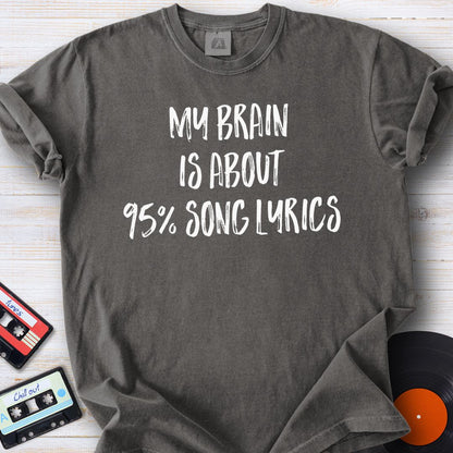 95% Lyrics Tee