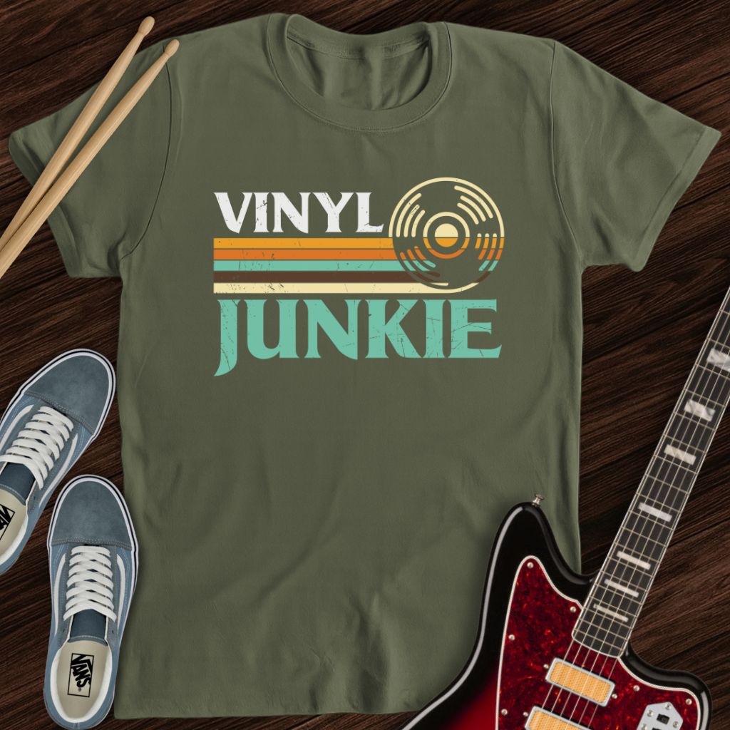 Vinyl Junkie Tee