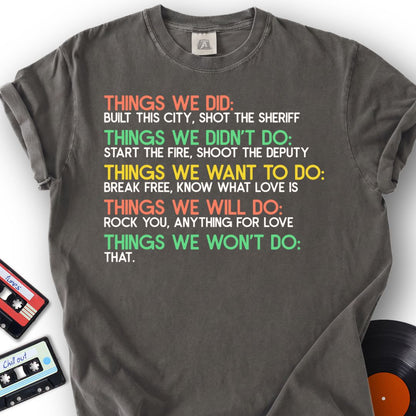 Tracklist Truth Tee