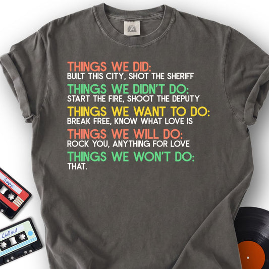 Tracklist Truth Tee