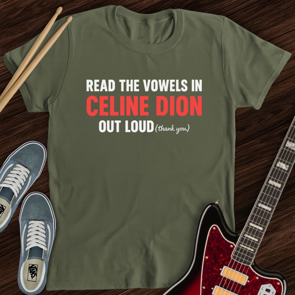 Celine Sings Back Tee