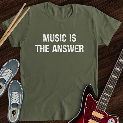 Music Answers All Tee