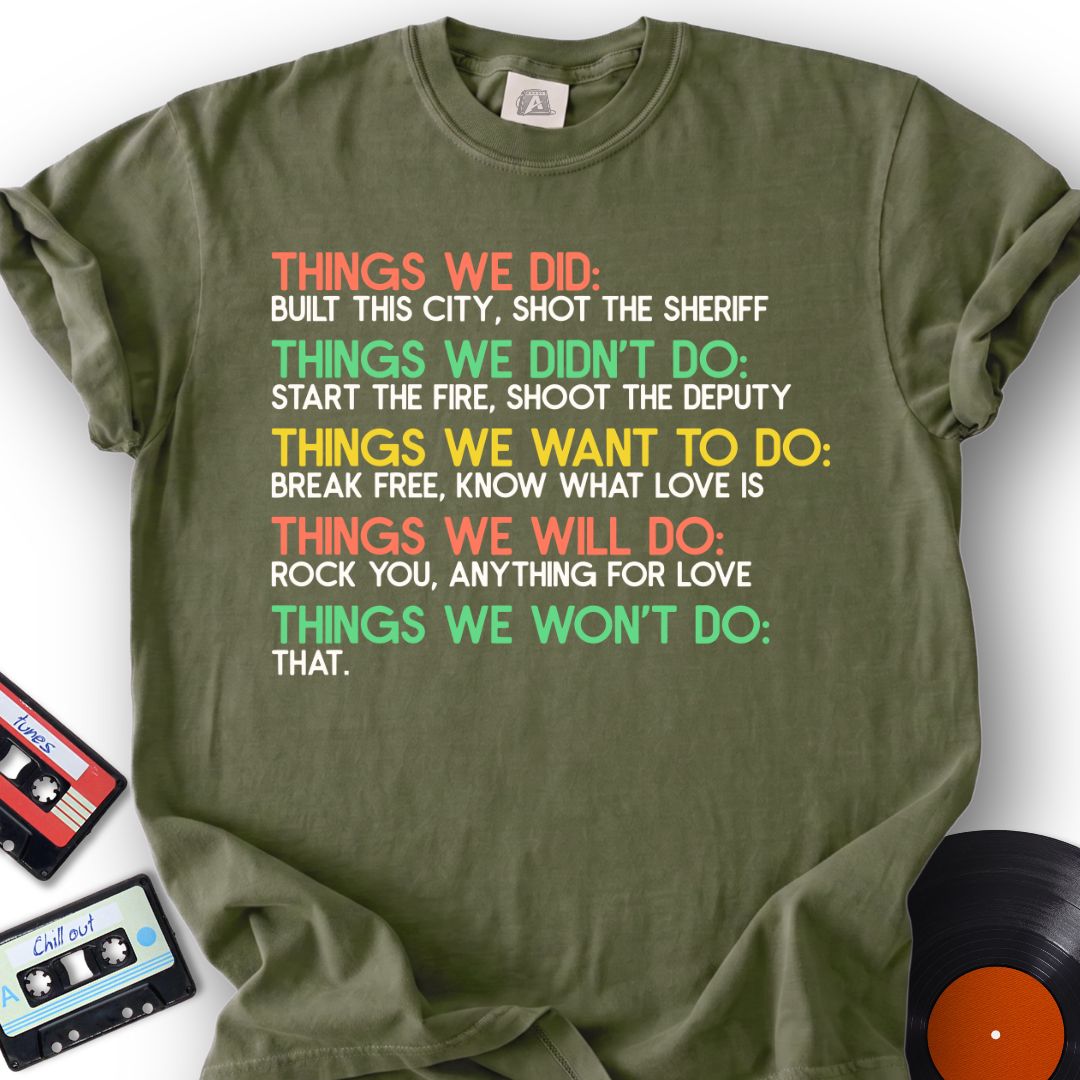 Tracklist Truth Tee