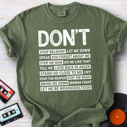 DON’T Mashup Tee