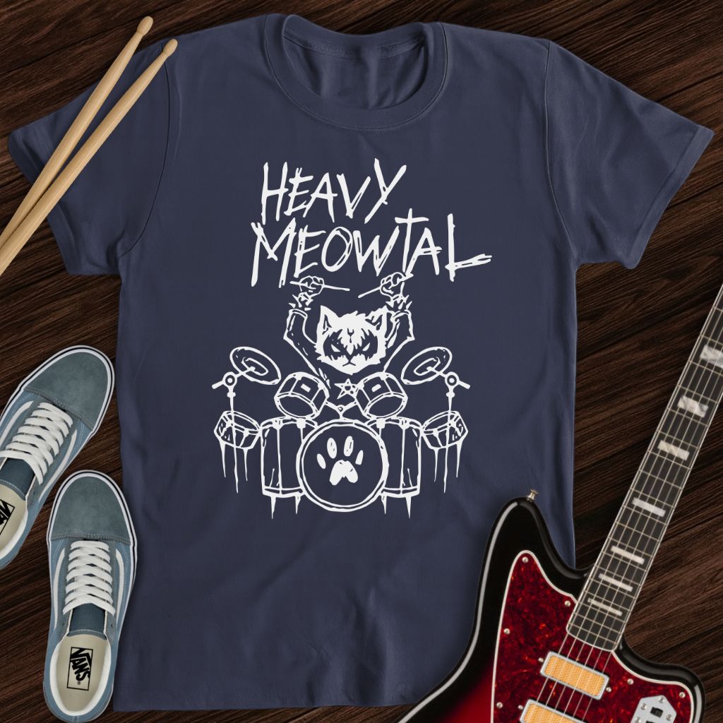 Heavy Meowtal Tee