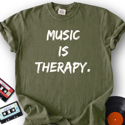 Music is Therapy Tee