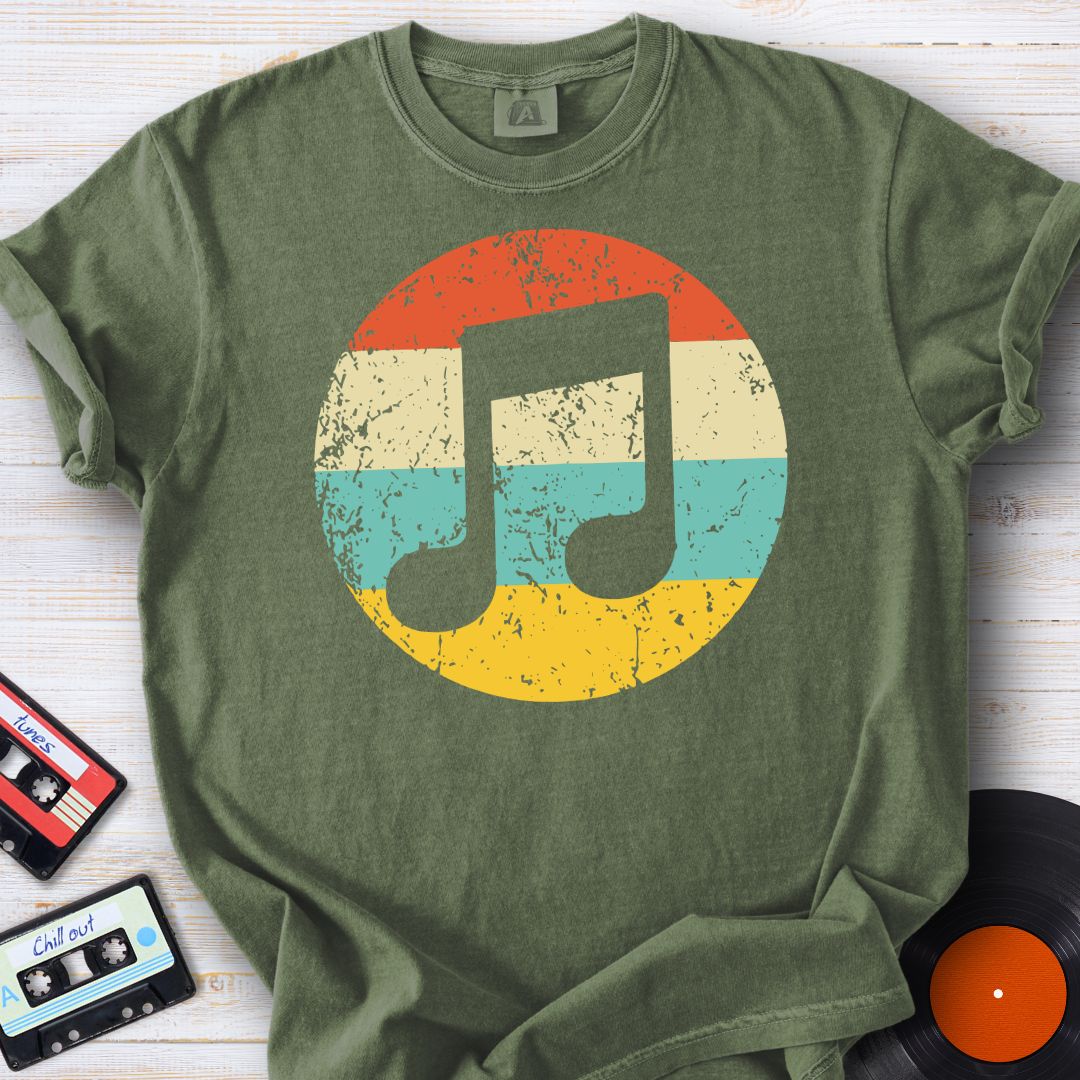 Retro Music Note Tee
