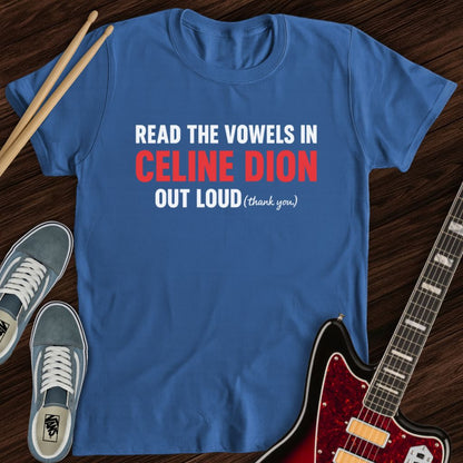 Celine Sings Back Tee