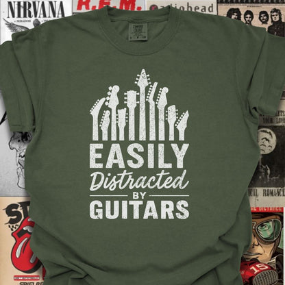 Guitar Distracted Tee