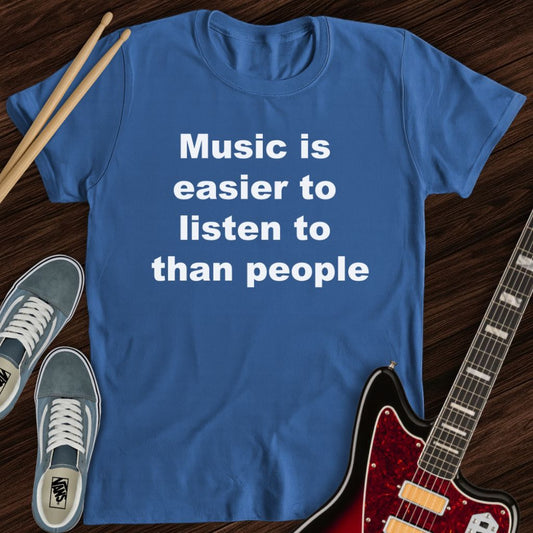 Music Over People Tee
