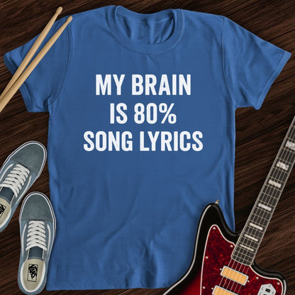 Lyrics Brain Tee