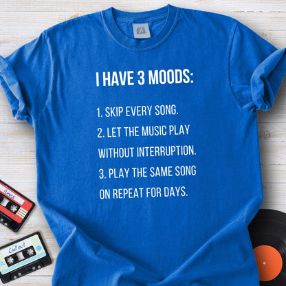 3 Music Moods Tee