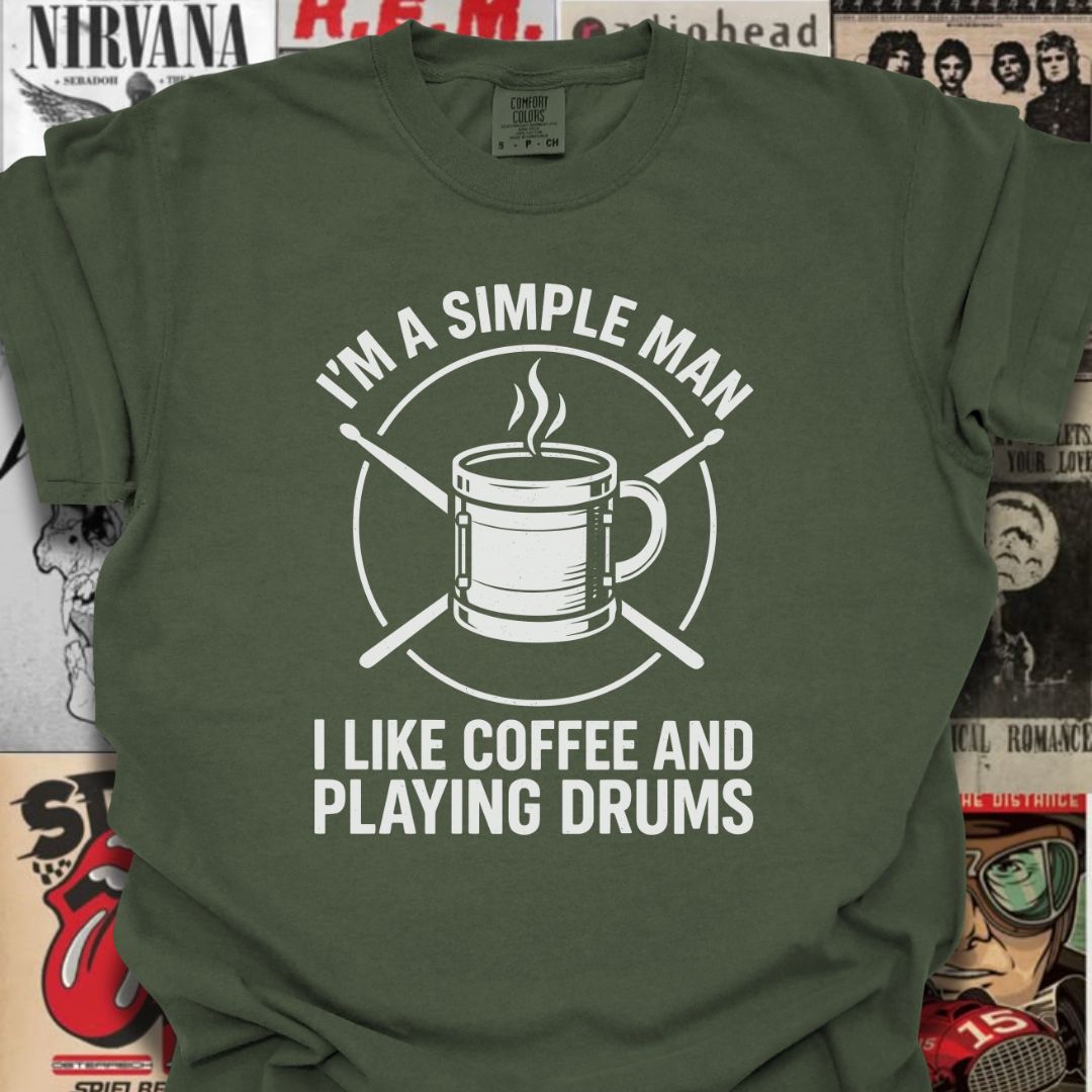 Caffeine & Sticks Tee