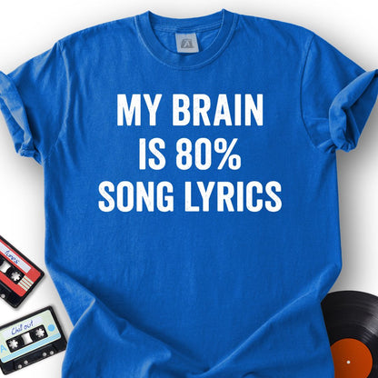 Lyrics Brain Tee