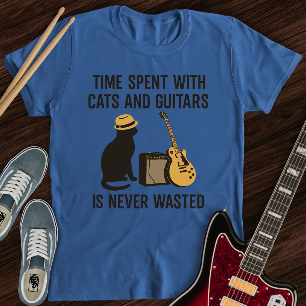 Cats and Guitars Tee