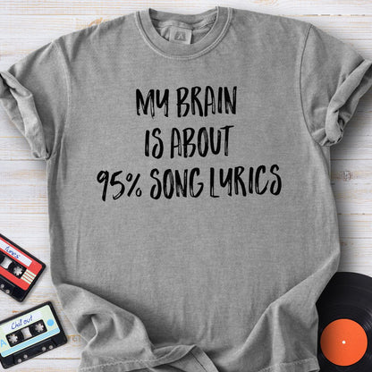 95% Lyrics Tee