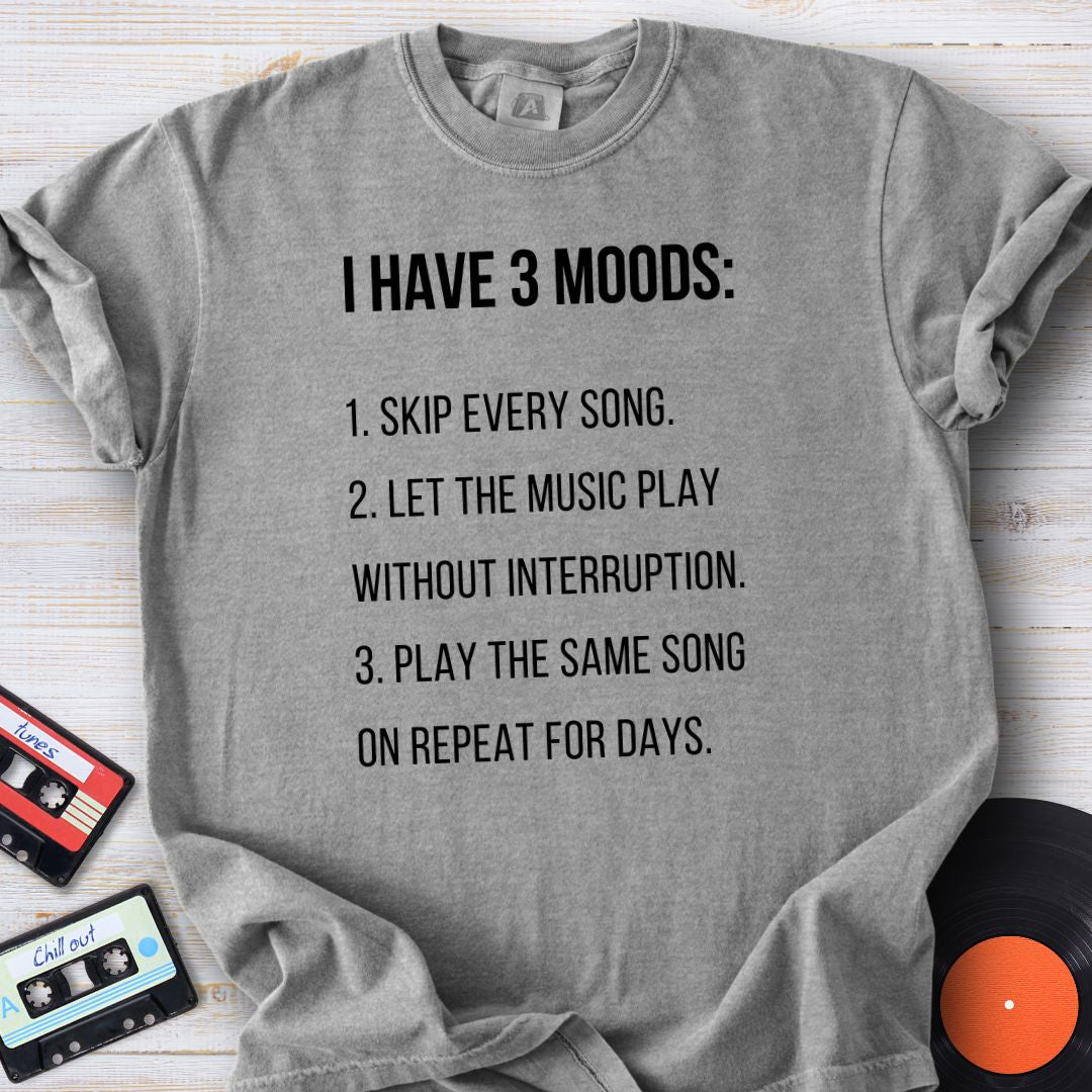 3 Music Moods Tee