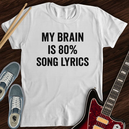 Lyrics Brain Tee