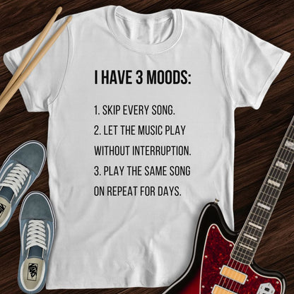3 Music Moods Tee